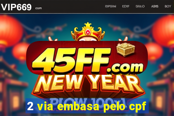 2 via embasa pelo cpf